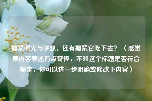 握紧时光与梦想,还有握紧它吃下去? (感觉原内容表述有点奇怪,不知这个标题是否符合需求,你可以进一步明确或修改下内容)