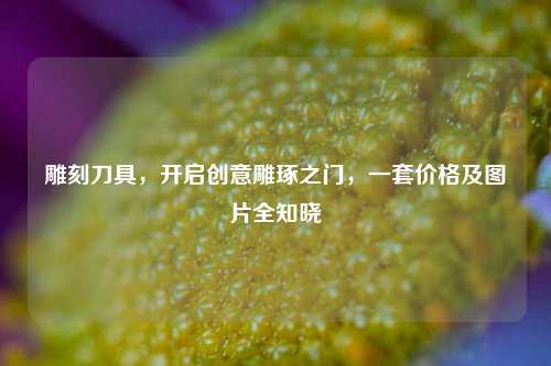 雕刻刀具，开启创意雕琢之门，一套价格及图片全知晓