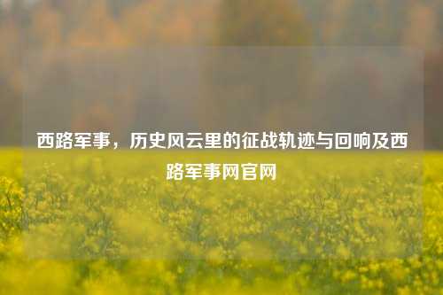 西路军事，历史风云里的征战轨迹与回响及西路军事网官网