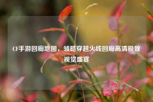CF手游回廊地图，领略穿越火线回廊高清极致视觉盛宴