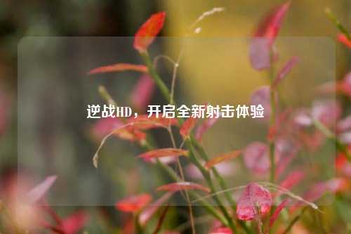 逆战HD，开启全新射击体验