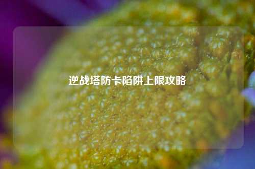 逆战塔防卡陷阱上限攻略