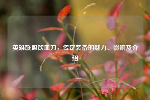 英雄联盟饮血刀，传奇装备的魅力、影响及介绍
