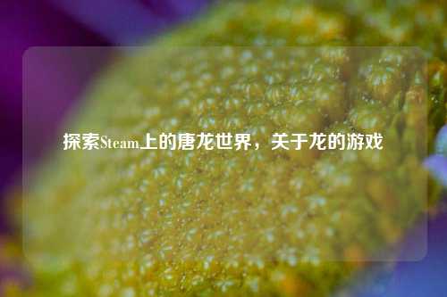 探索Steam上的唐龙世界,关于龙的游戏