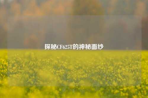 探秘CF625T的神秘面纱