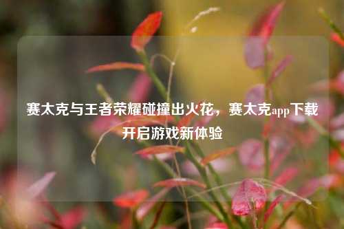 赛太克与王者荣耀碰撞出火花，赛太克app下载开启游戏新体验