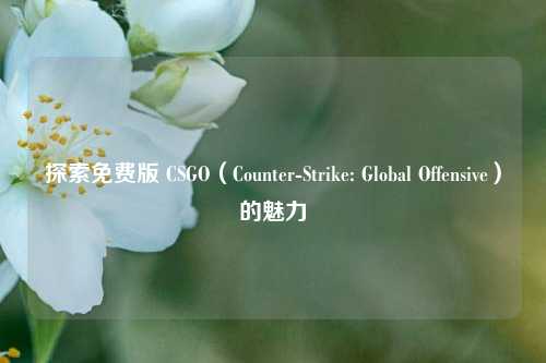 探索免费版 CSGO（Counter-Strike: Global Offensive）的魅力