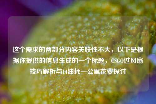 这个需求的两部分内容关联性不大,以下是根据你提供的信息生成的一个标题,CSGO过风扇技巧解析与14油耗一公里花费探讨