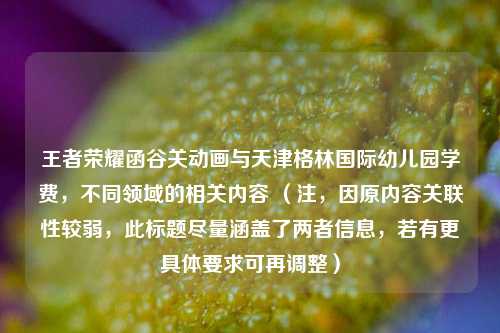 王者荣耀函谷关动画与天津格林国际幼儿园学费，不同领域的相关内容 （注，因原内容关联性较弱，此标题尽量涵盖了两者信息，若有更具体要求可再调整）