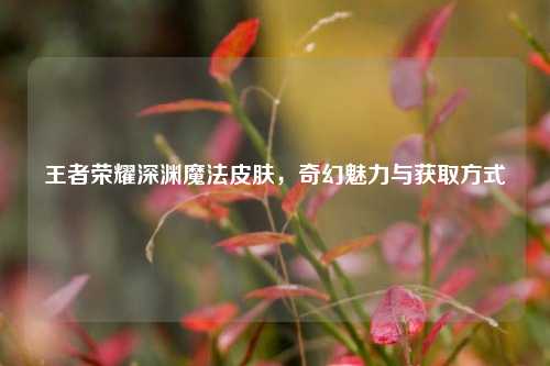 王者荣耀深渊魔法皮肤，奇幻魅力与获取方式