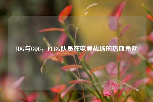 JDG与GQG，PUBG队员在电竞战场的热血角逐
