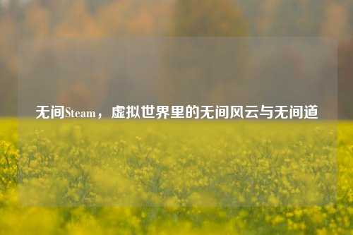 无间Steam，虚拟世界里的无间风云与无间道