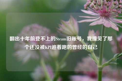翻出十年前登不上的Steam旧账号，我撞见了那个还没被KPI追着跑的曾经的自己