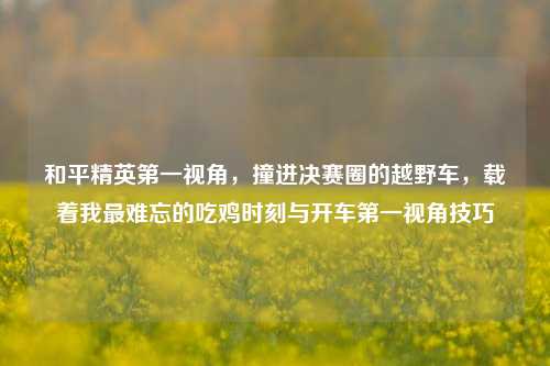 和平精英第一视角，撞进决赛圈的越野车，载着我最难忘的吃鸡时刻与开车第一视角技巧